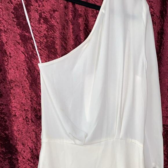 IRO White One Shoulder Dress - Picture 7 of 7